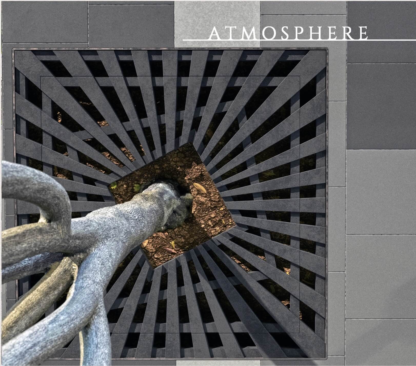 Приствольная решетка для дерева ZKING ATMOSPHERE 1.2х1.2м Черная в Новокузнецке фото