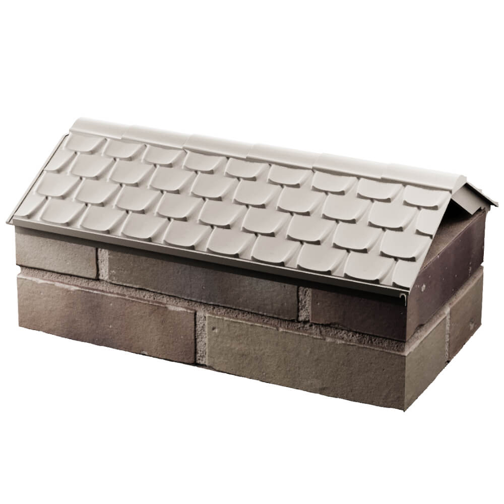 Парапет Zking Эльбрус Бежевый с посадкой на 1 кирпич (255мм) в Новокузнецке фото