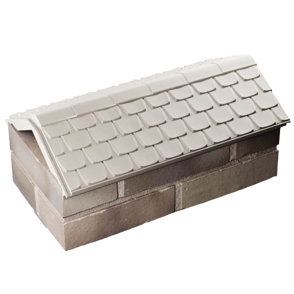 Парапет Zking Эльбрус Бежевый с посадкой на 1 кирпич (255мм) в Новокузнецке фото