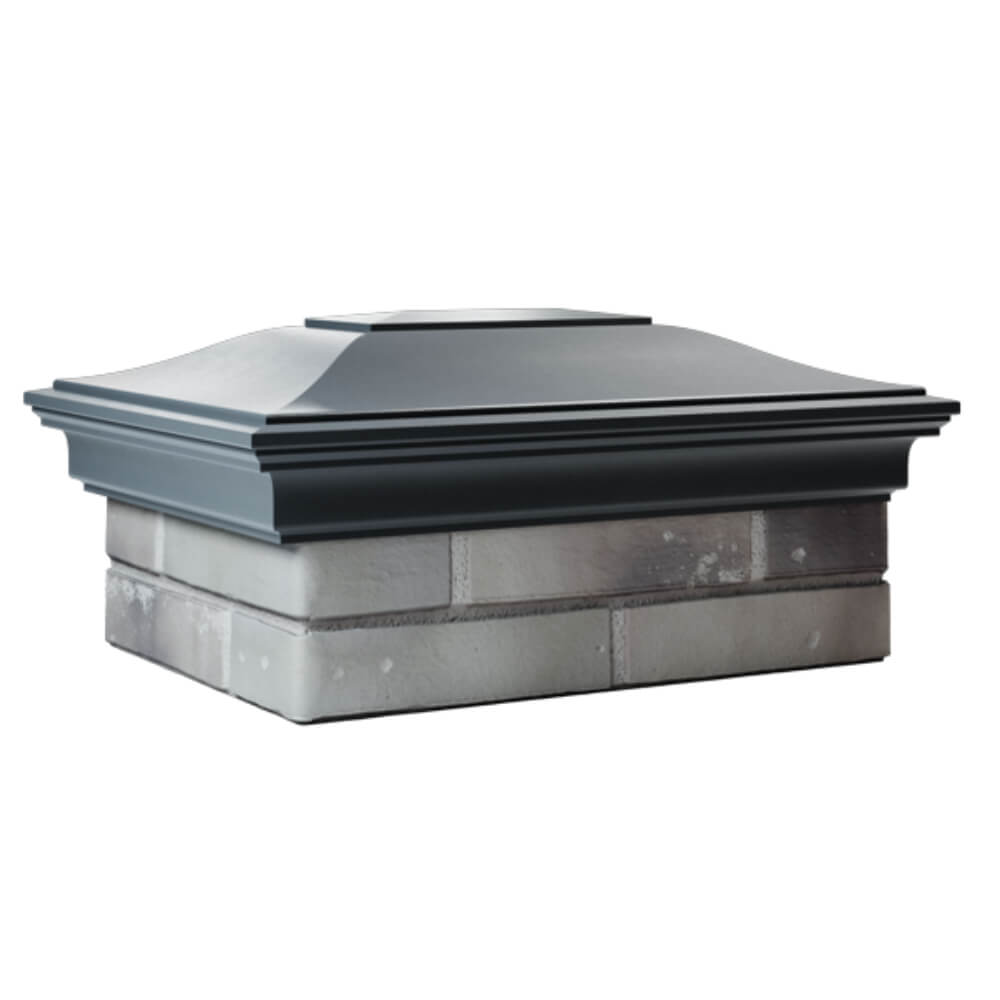 Колпак Zking Монблан Серый на столб 2х1.5 кирпича (515х385мм) в Новокузнецке фото