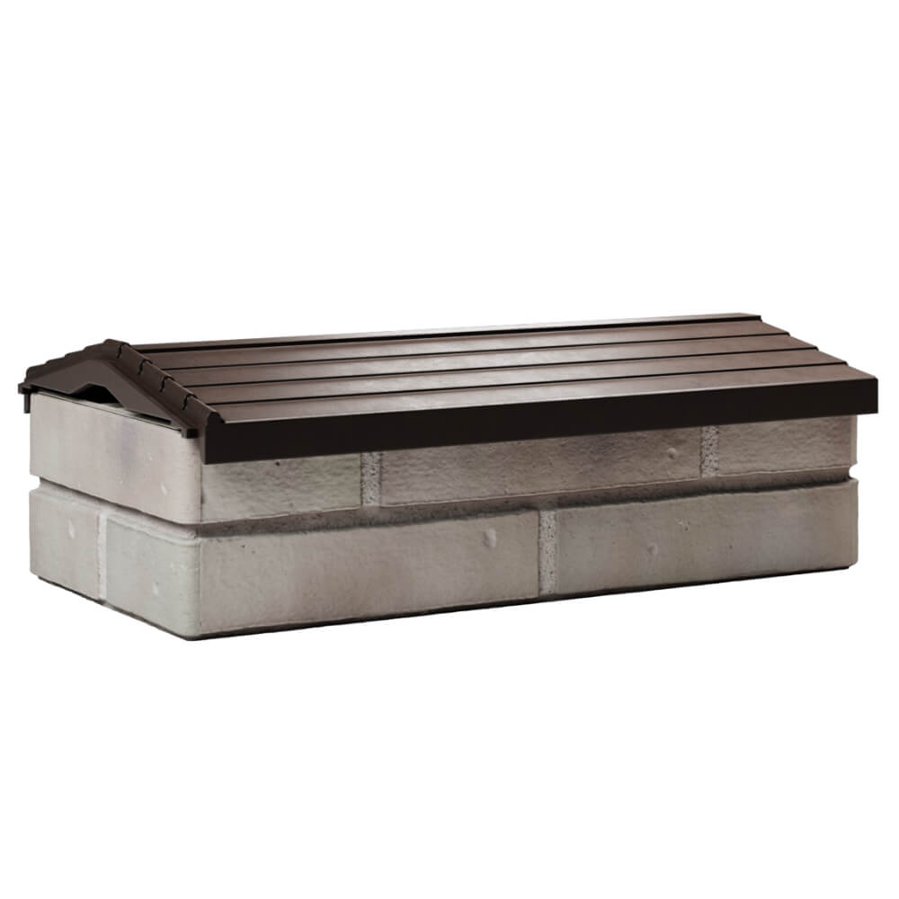 Парапет Zking Бона ХайТек Коричневый с посадкой на 1 кирпич (200/225/255мм) Новокузнецк фото