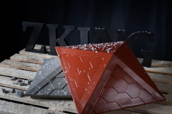 Колпак Zking Эверест Красный на столб 1.5х1.5 кирпича (390х390мм) в Новокузнецке фото