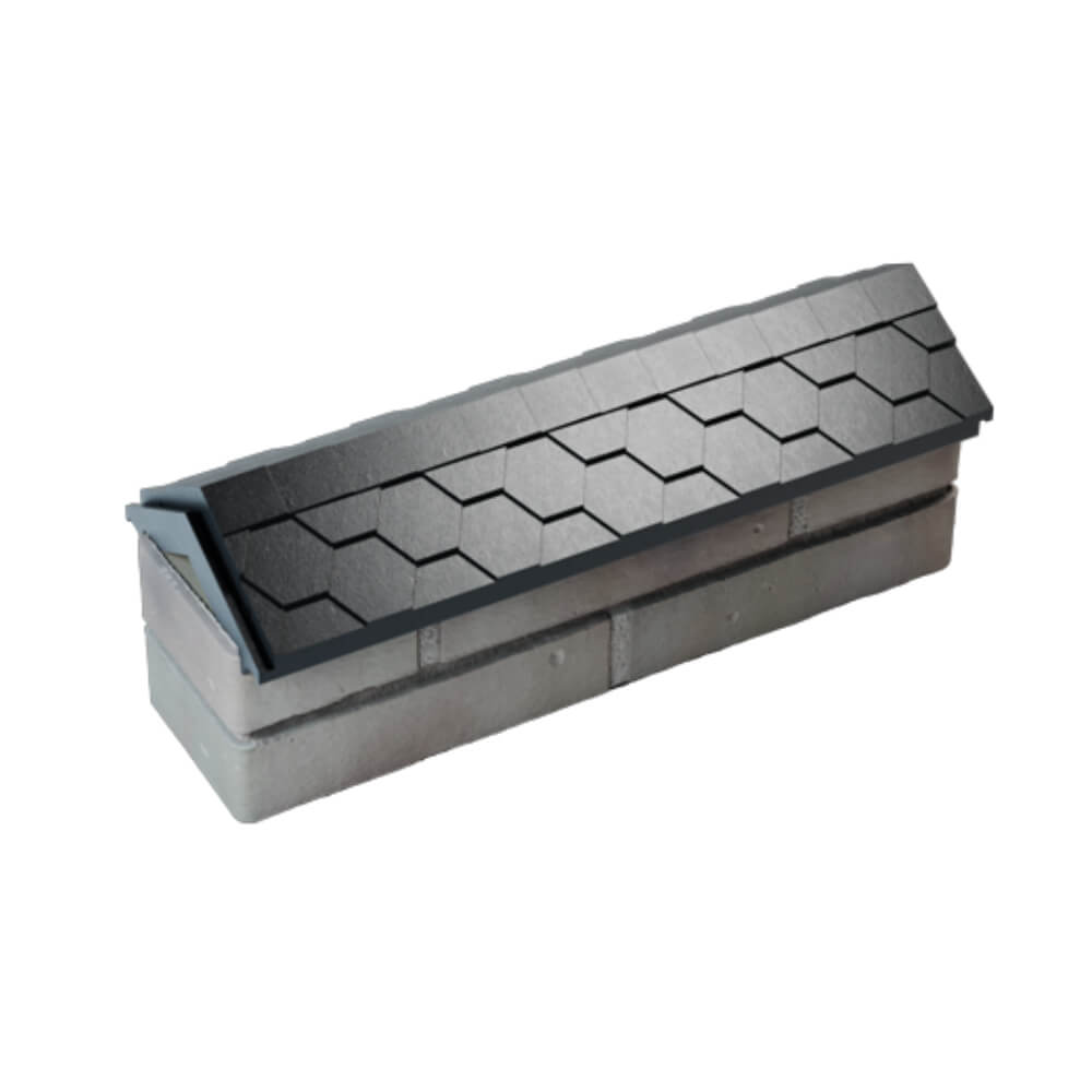 Парапет Zking Эверест Черный с посадкой на 0.5 кирпича (130мм) в Новокузнецке фото