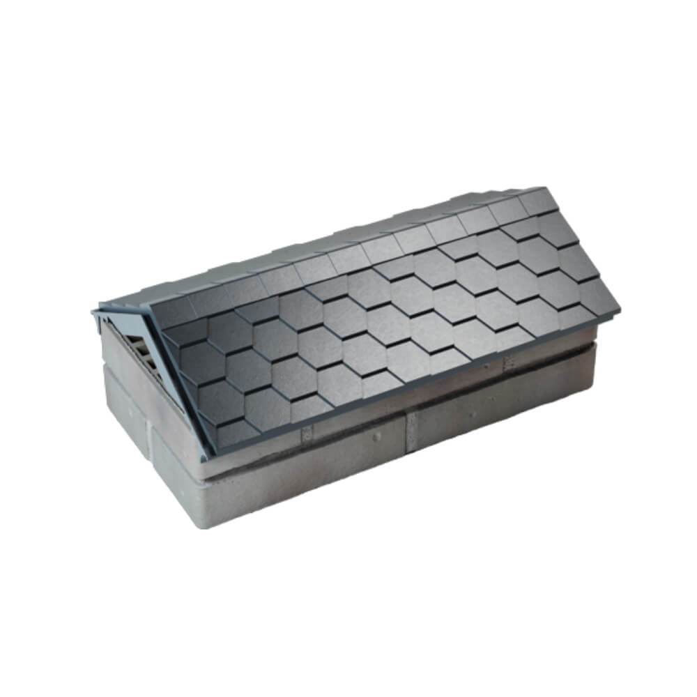 Парапет Zking Эверест Серый с посадкой на 1 кирпич (200/225/255мм) в Новокузнецке фото