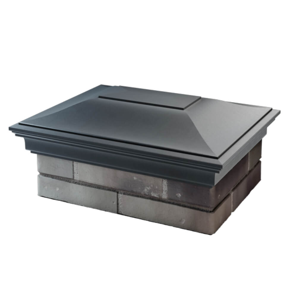 Колпак Zking Монблан Серый на столб 2х1.5 кирпича (515х385мм) в Новокузнецке фото