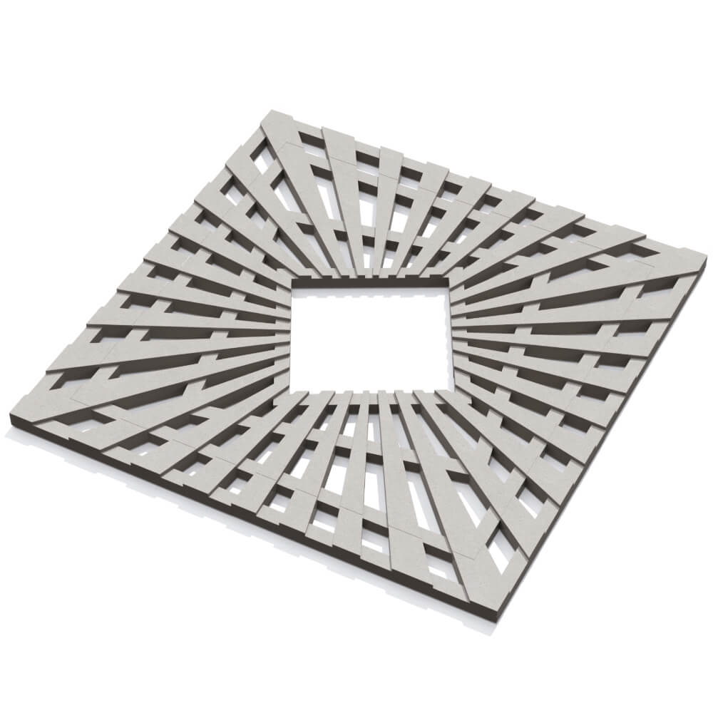 Приствольная решетка для дерева ZKING ATMOSPHERE 1.2х1.2м Бежевая в Новокузнецке фото