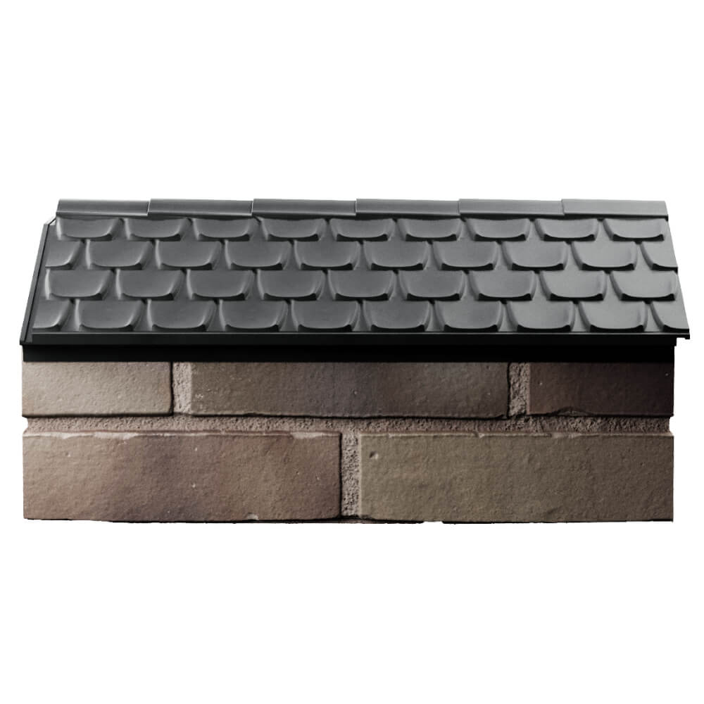 Парапет Zking Эльбрус Серый с посадкой на 1 кирпич (255мм) в Новокузнецке фото