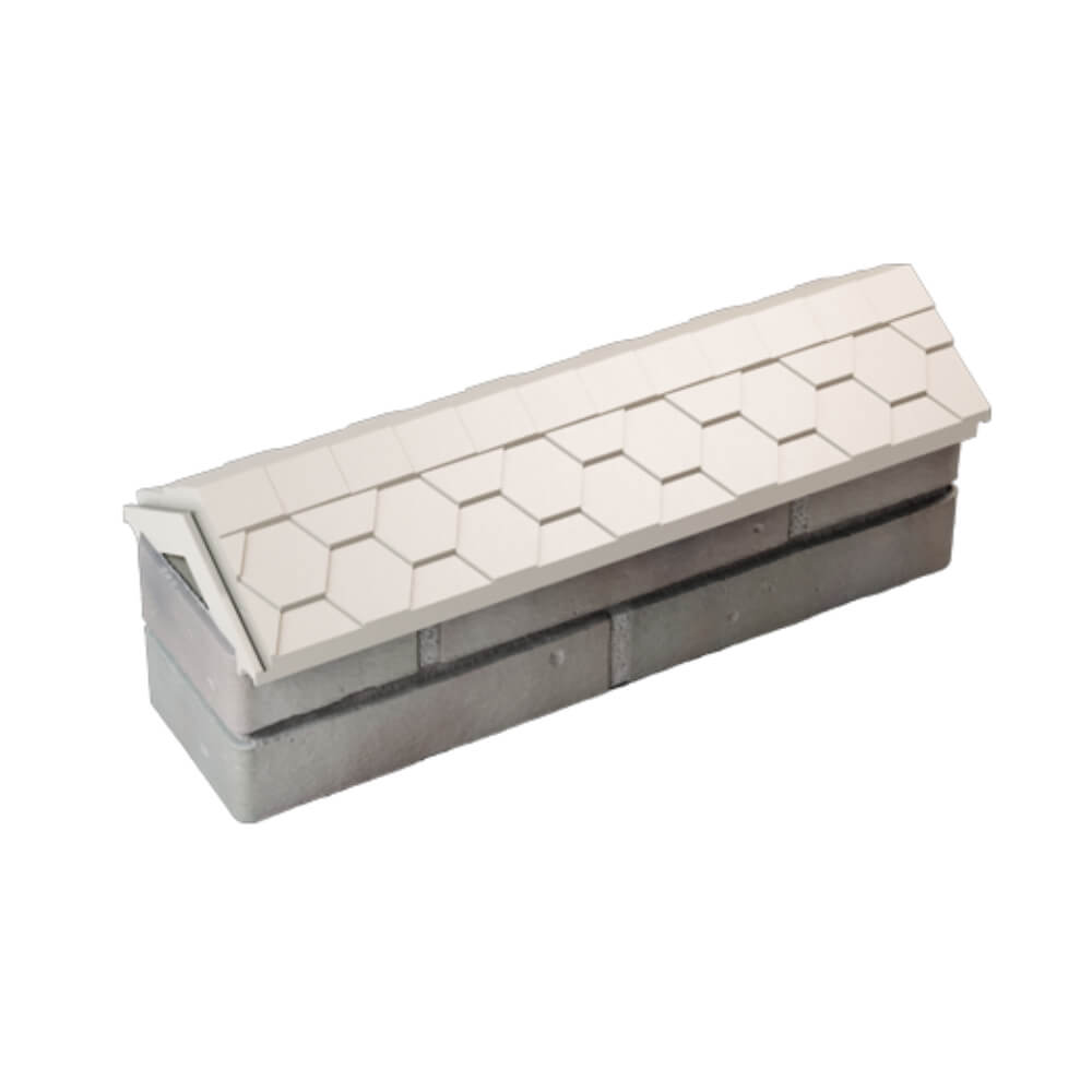 Парапет Zking Эверест Бежевый с посадкой на 0.5 кирпича (130мм) в Новокузнецке фото