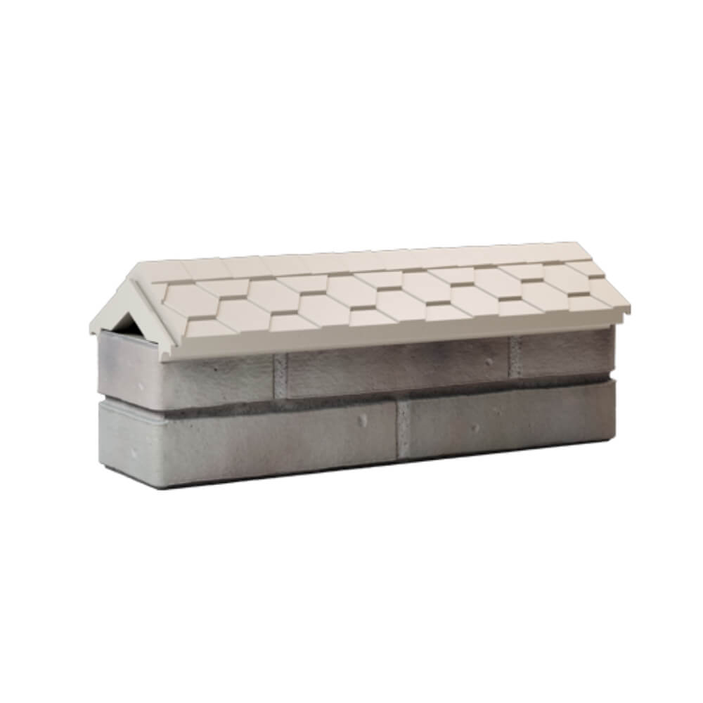 Парапет Zking Эверест Бежевый с посадкой на 0.5 кирпича (130мм) Новокузнецк фото