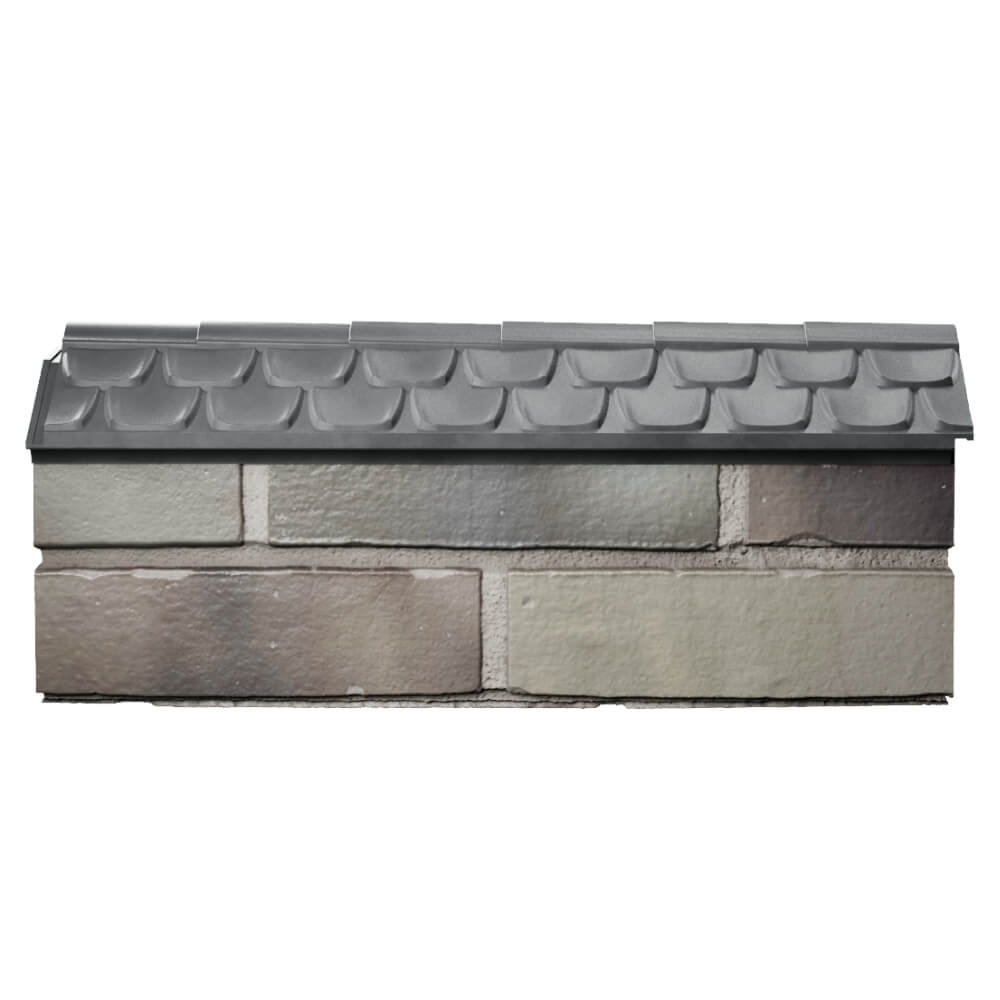 Парапет Zking Эльбрус Серый с посадкой на 0.5 кирпича (130мм) в Новокузнецке фото