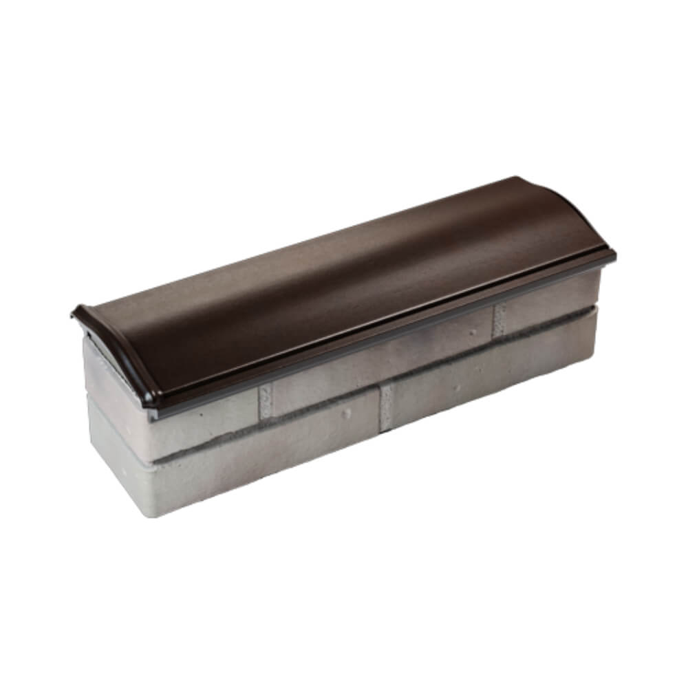 Парапет Zking Монблан Коричневый посадка на 0.5 кирпича (130мм) в Новокузнецке фото