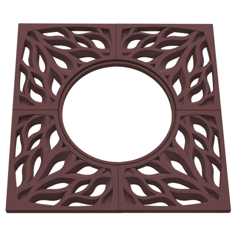 Приствольная решетка для дерева ZKING CRUST 1.2х1.2м Коричневая в Новокузнецке фото