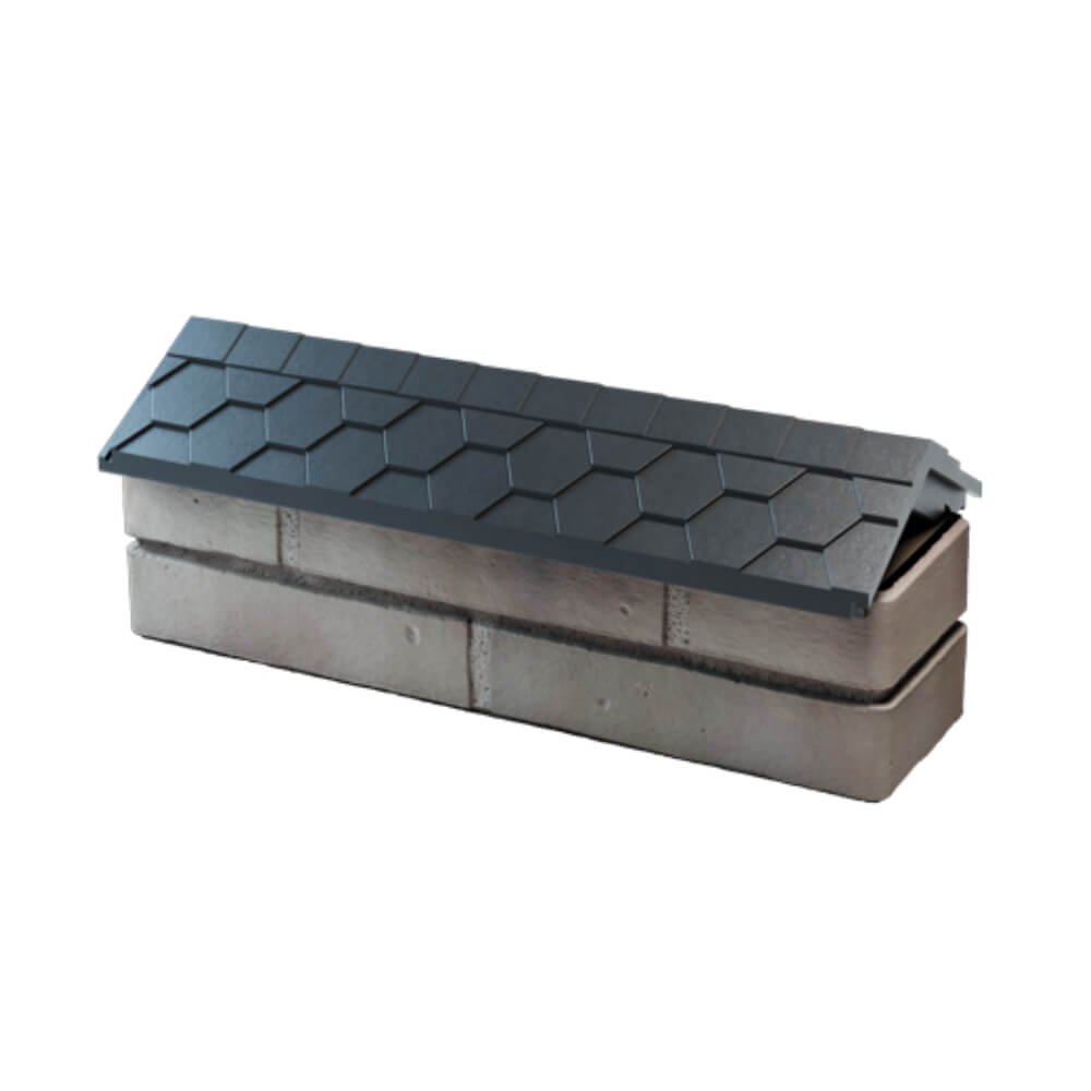 Парапет Zking Эверест Серый с посадкой на 0.5 кирпича (130мм) в Новокузнецке фото