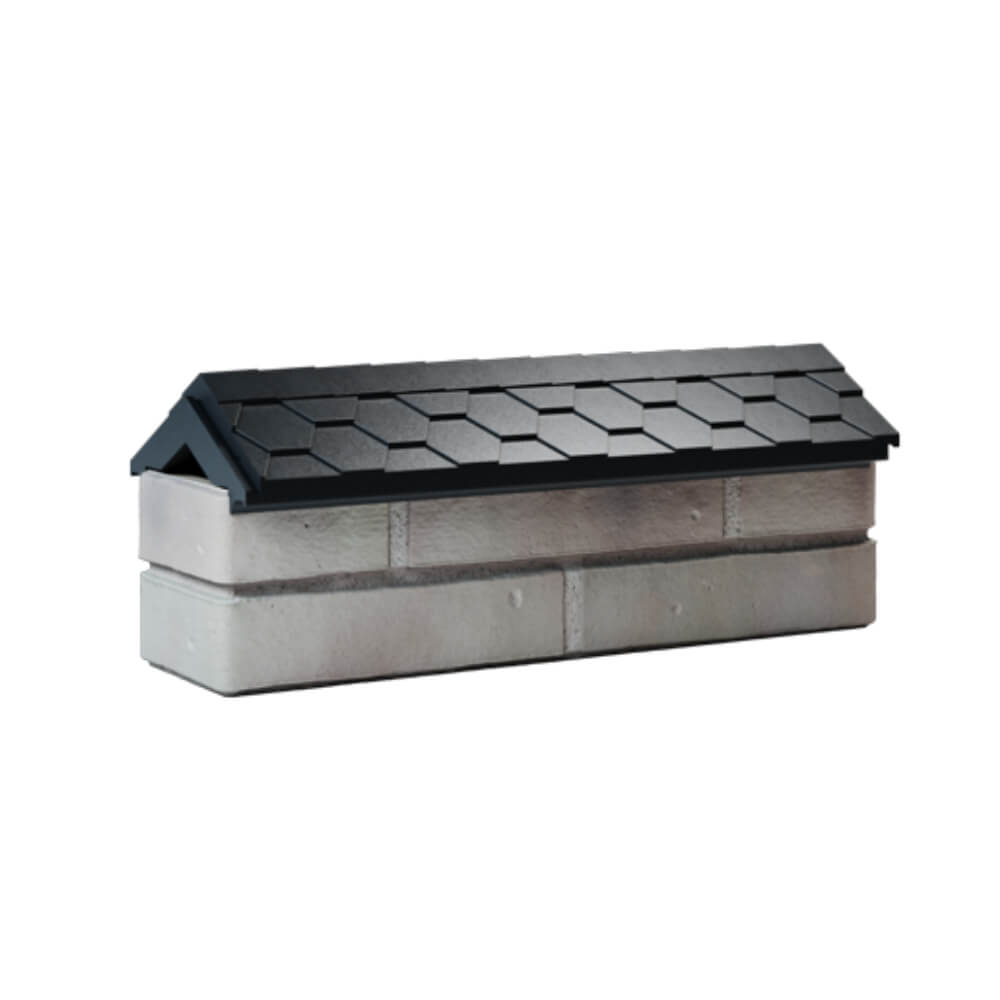 Парапет Zking Эверест Черный с посадкой на 0.5 кирпича (130мм) Новокузнецк фото