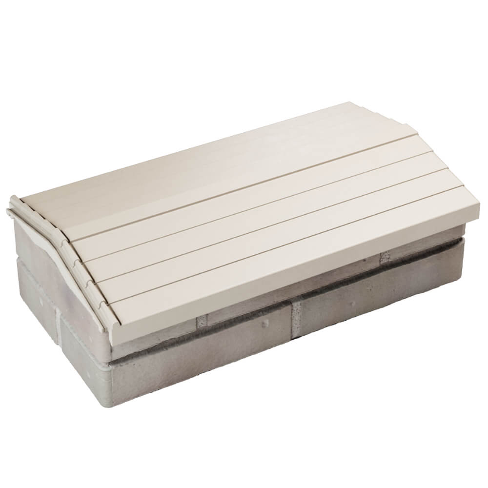 Парапет Zking Бона ХайТек Бежевый с посадкой на 1 кирпич (200/225/255мм) в Новокузнецке фото