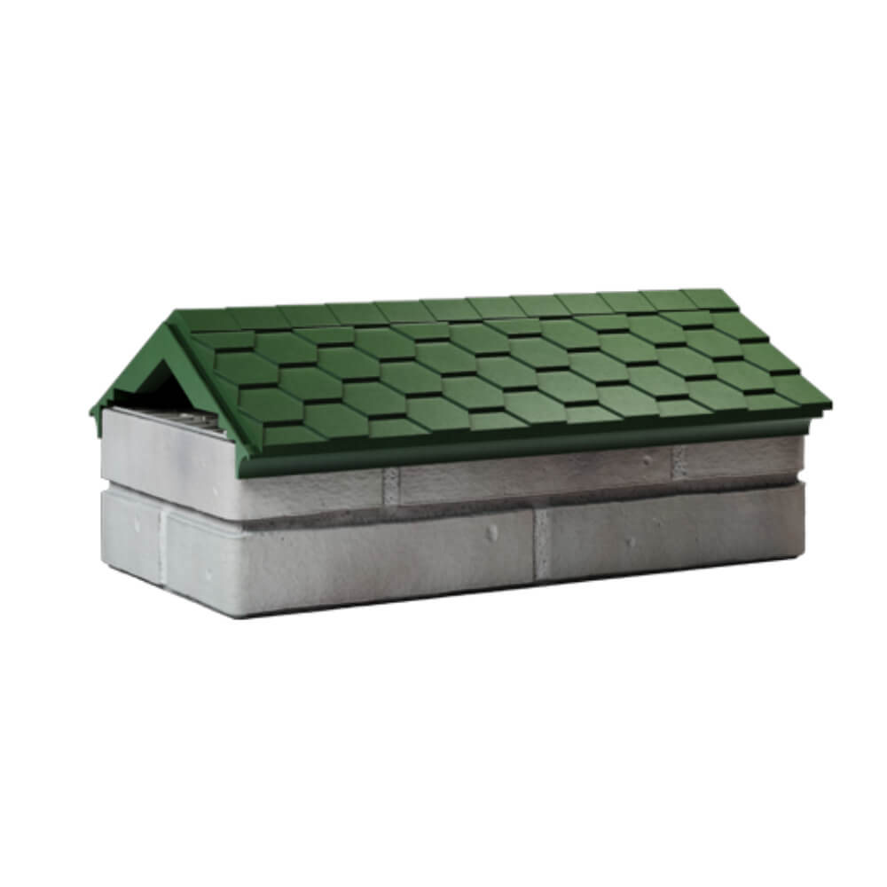 Парапет Zking Эверест Зеленый с посадкой на 1 кирпич (200/225/255мм) Новокузнецк фото