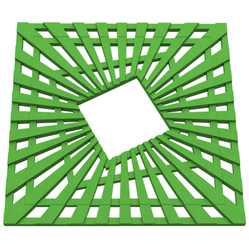 Приствольная решетка для дерева ZKING ATMOSPHERE 1.2х1.2м Зеленая в Новокузнецке фото