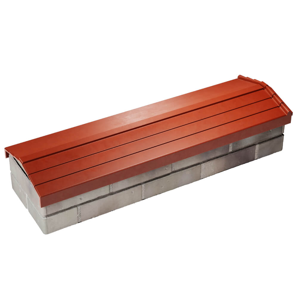 Парапет Zking Бона ХайТек Красный посадка на 0.5 кирпича (130мм) в Новокузнецке фото