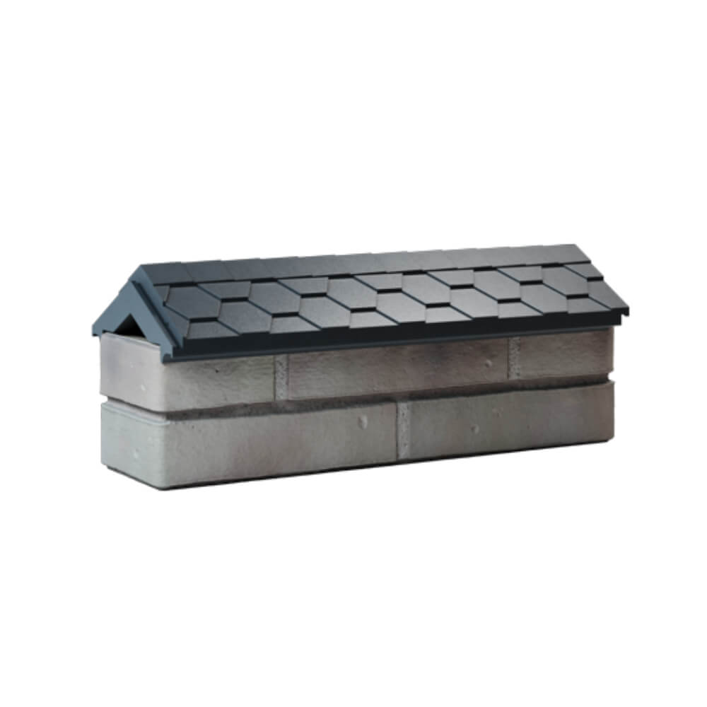 Парапет Zking Эверест Серый с посадкой на 0.5 кирпича (130мм) Новокузнецк фото