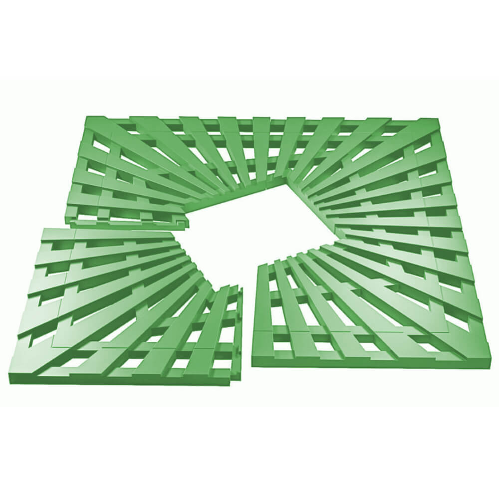 Приствольная решетка для дерева ZKING ATMOSPHERE 1.2х1.2м Зеленая в Новокузнецке фото