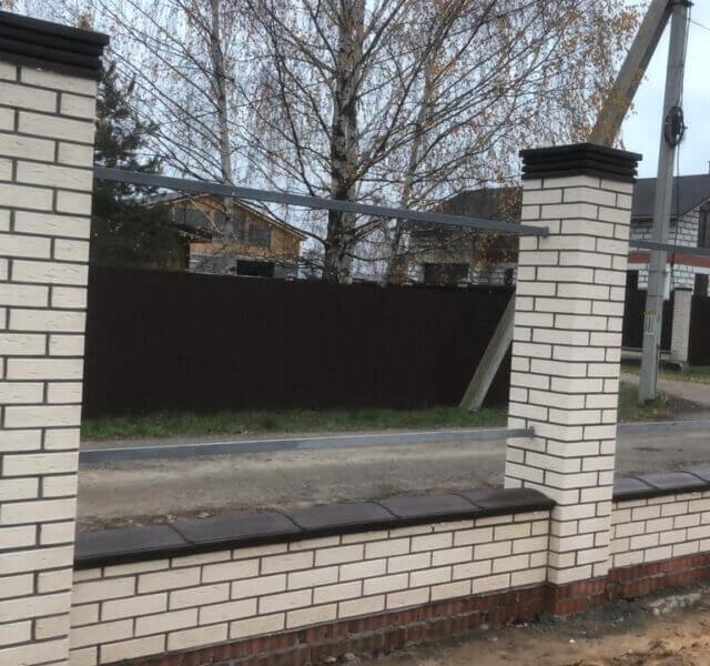 Колпак Zking Бона ХайТек Коричневый на столб 1.5х1.5 кирпича (385х385мм) в Новокузнецке фото