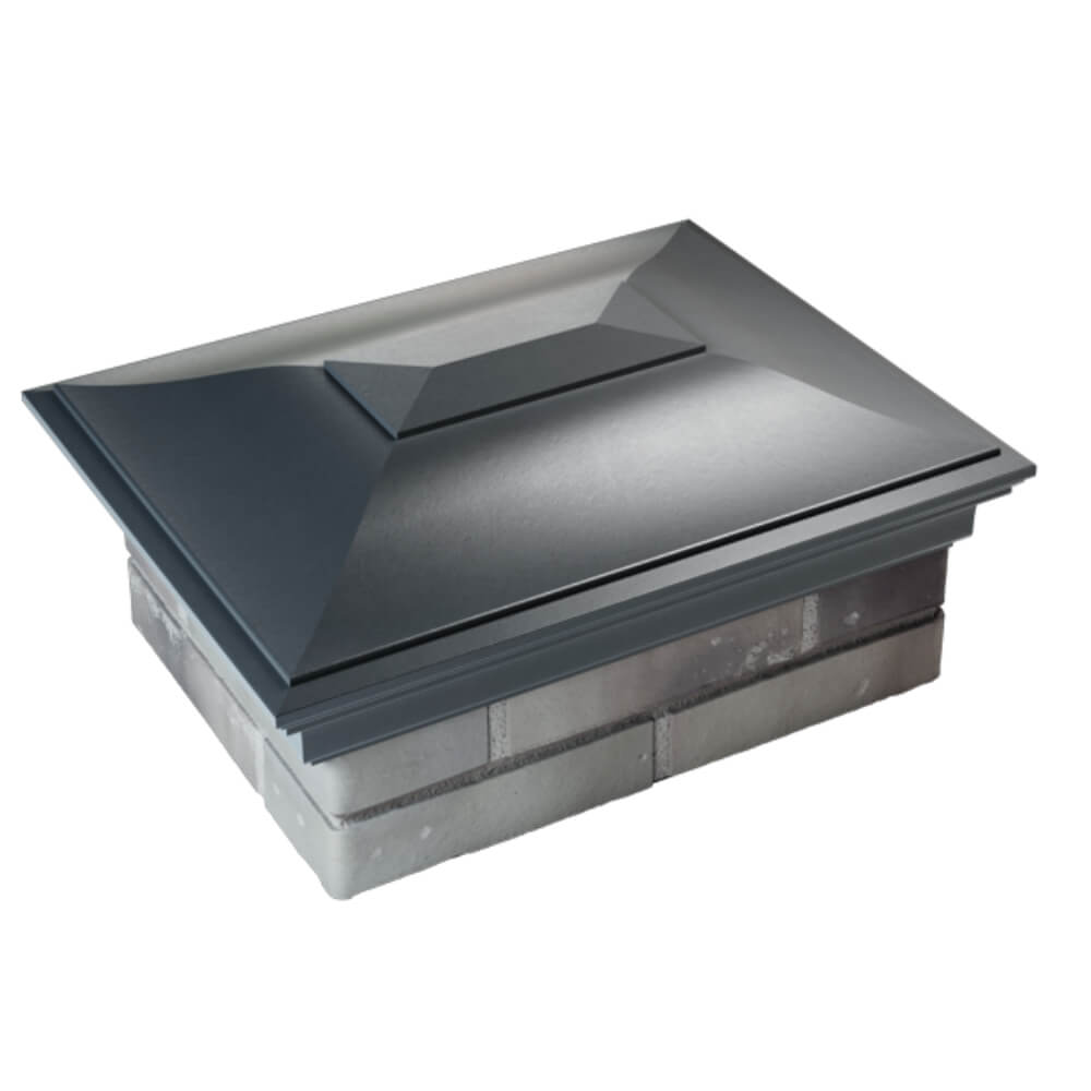 Колпак Zking Монблан Серый на столб 2х1.5 кирпича (515х385мм) Новокузнецк фото