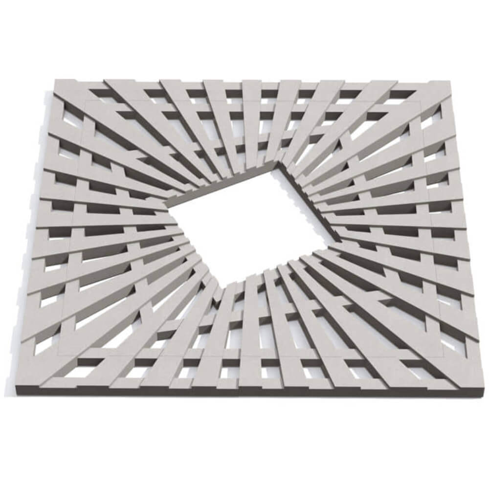 Приствольная решетка для дерева ZKING ATMOSPHERE 1.2х1.2м Бежевая Новокузнецк фото