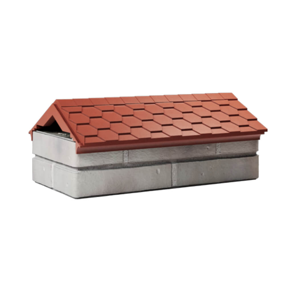 Парапет Zking Эверест Красный с посадкой на 1 кирпич (200/225/255мм) Новокузнецк фото