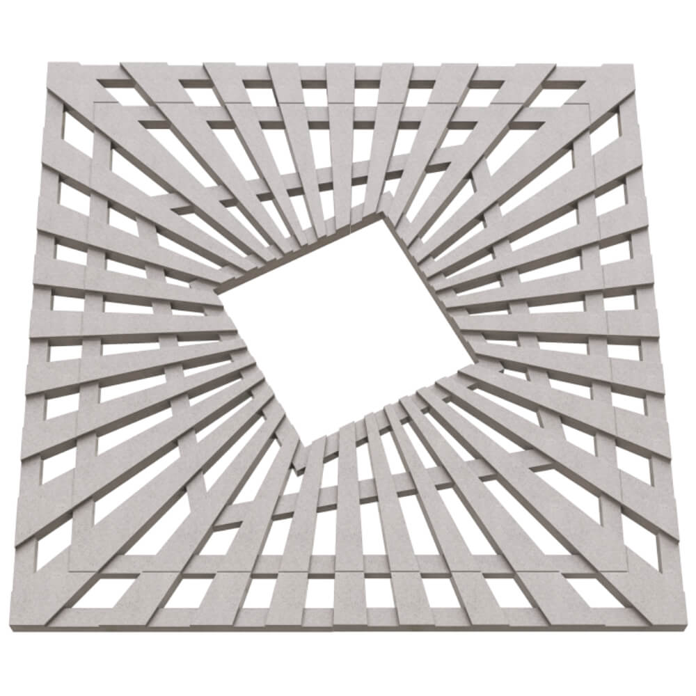 Приствольная решетка для дерева ZKING ATMOSPHERE 1.2х1.2м Бежевая в Новокузнецке фото