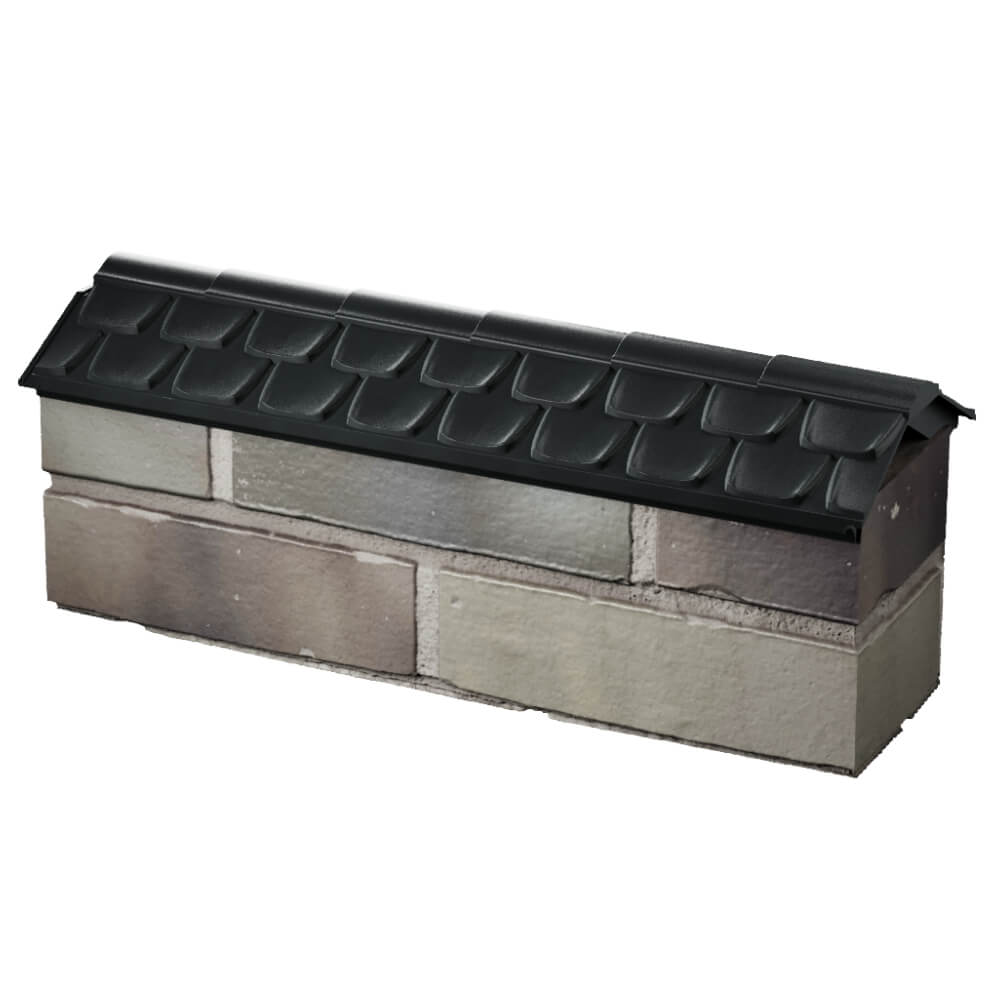 Парапет Zking Эльбрус Черный с посадкой на 0.5 кирпича (130мм) в Новокузнецке фото