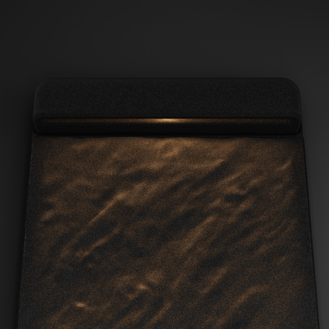 LED Светильник для шаговой плиты STONE Черный Сланец 330х75х98мм в Новокузнецке фото