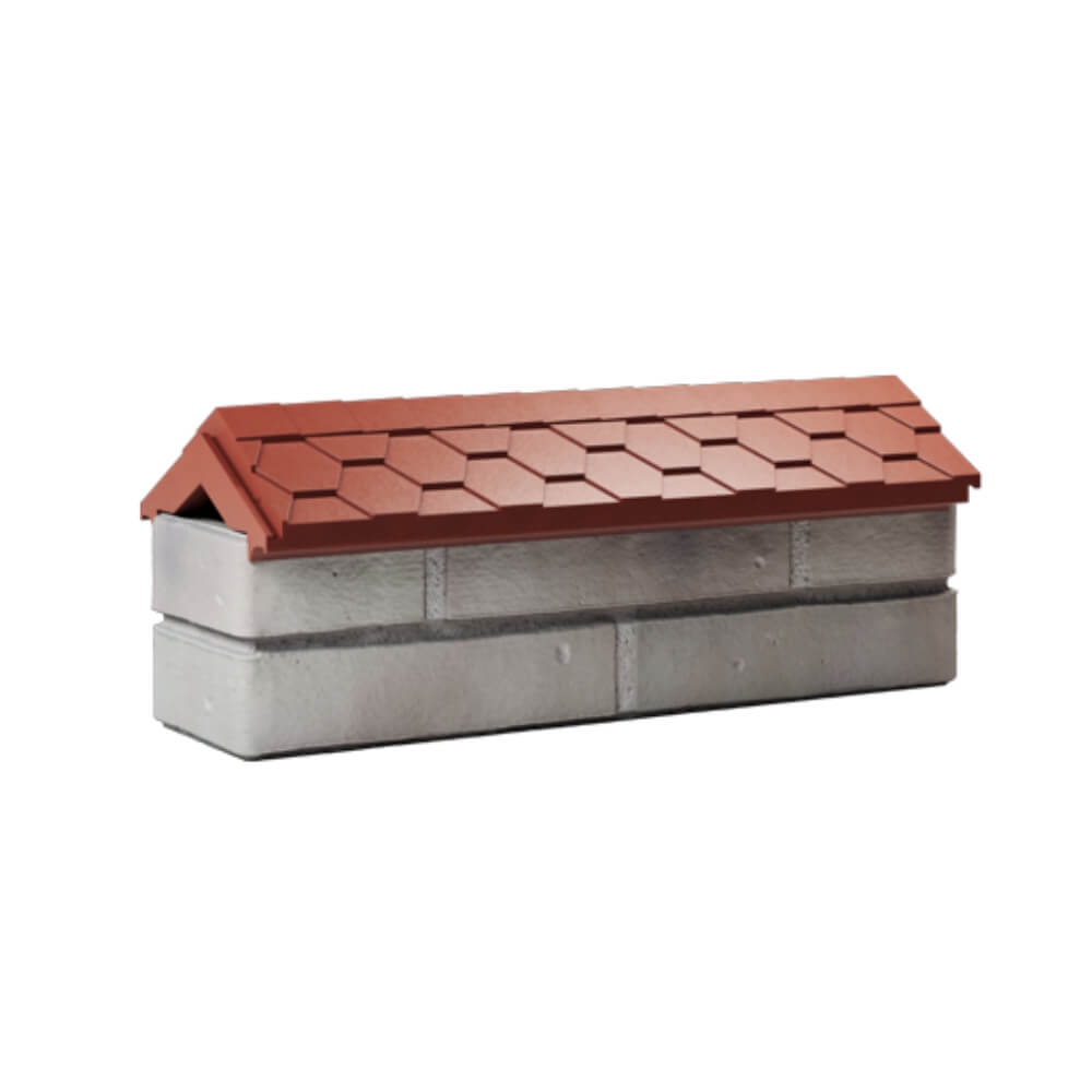 Парапет Zking Эверест Красный с посадкой на 0.5 кирпича (130мм) Новокузнецк фото