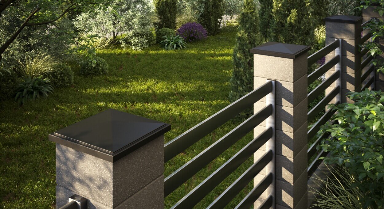 Колпак Zking БонаМоно Коричневый на столб 1.5х1.5 кирпича (385х385, 400х400мм) в Новокузнецке фото