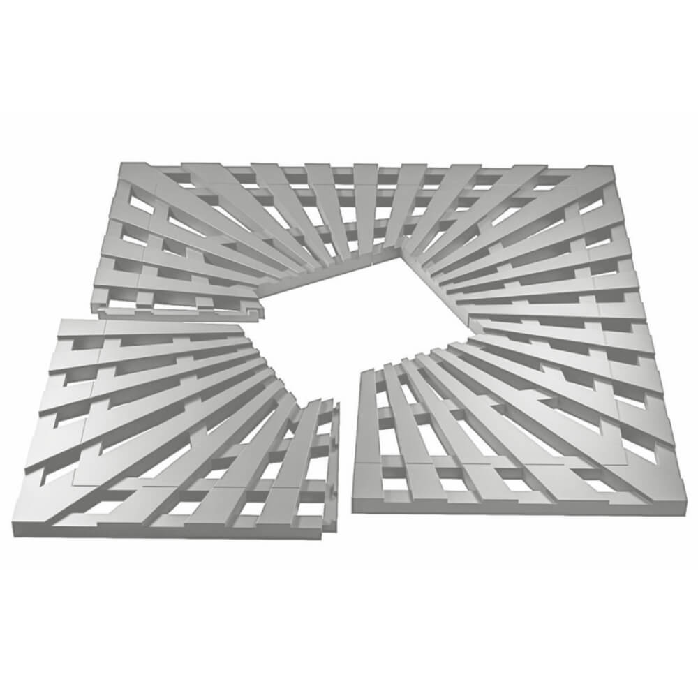 Приствольная решетка для дерева ZKING ATMOSPHERE 1.2х1.2м Бежевая в Новокузнецке фото