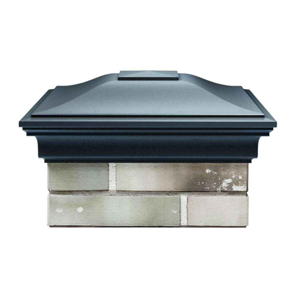 Колпак Zking Монблан Серый на столб 1.5х1.5 еврокирпича 0.7НФ (355х355мм) Новокузнецк фото