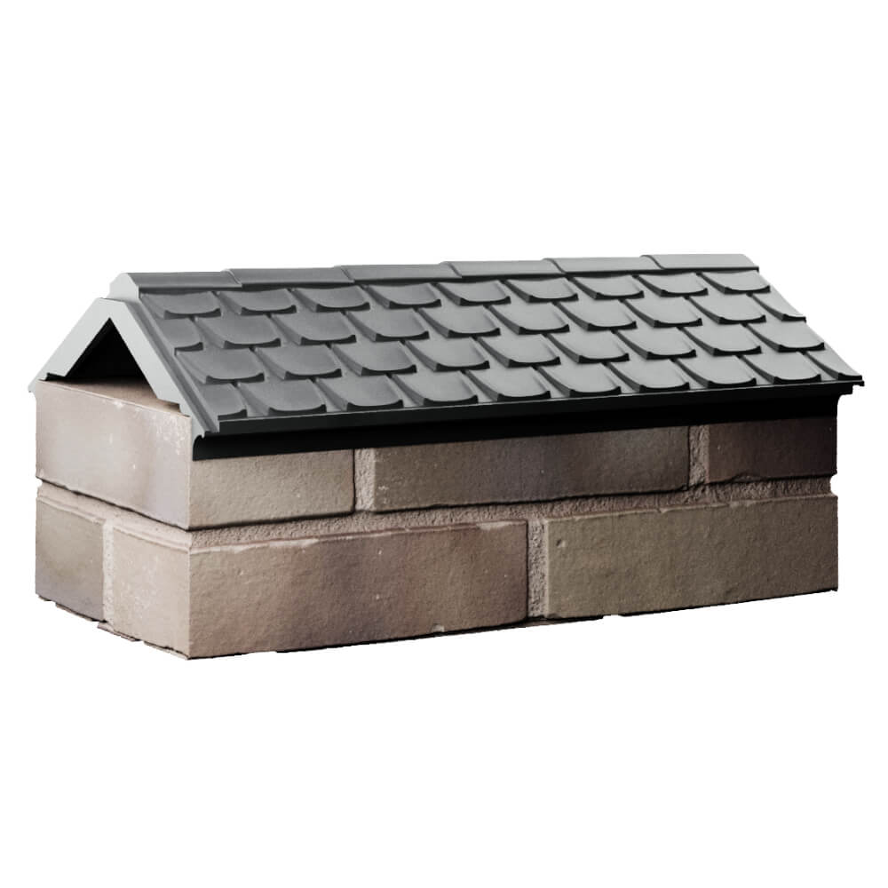 Парапет Zking Эльбрус Серый с посадкой на 1 кирпич (255мм) Новокузнецк фото