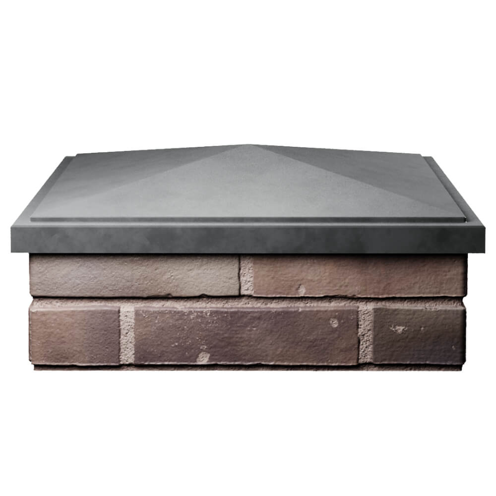 Колпак Zking БонаМоно Серый на столб 2х2 кирпича (515х515, 530х530мм) Новокузнецк фото