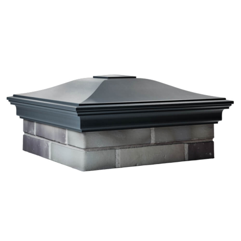 Колпак Zking Монблан Серый на столб 2х2 кирпича (515х515мм) в Новокузнецке фото