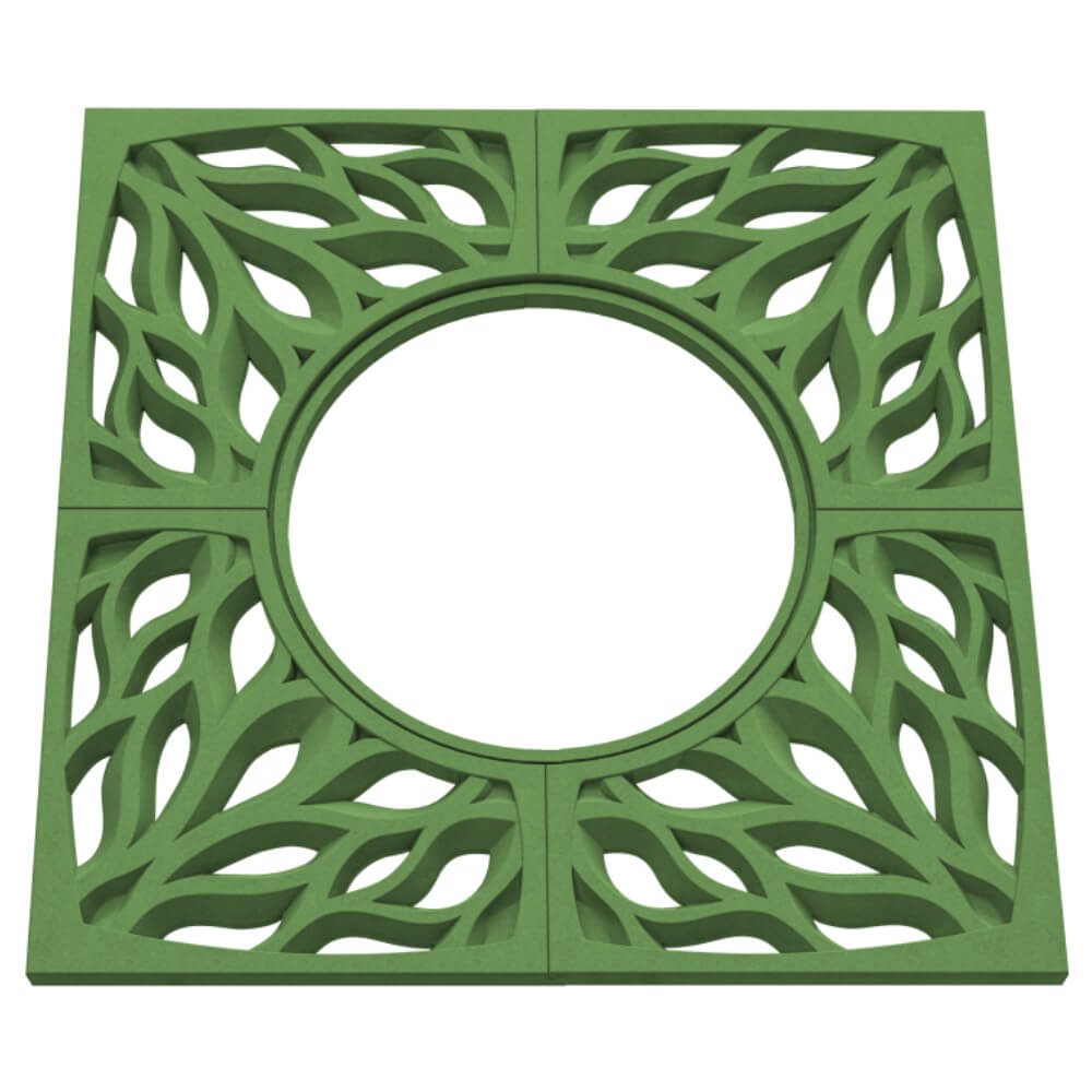 Приствольная решетка для дерева ZKING CRUST 1.2х1.2м Зеленая в Новокузнецке фото