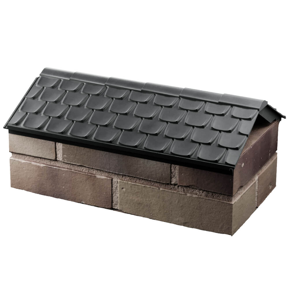 Парапет Zking Эльбрус Серый с посадкой на 1 кирпич (255мм) в Новокузнецке фото