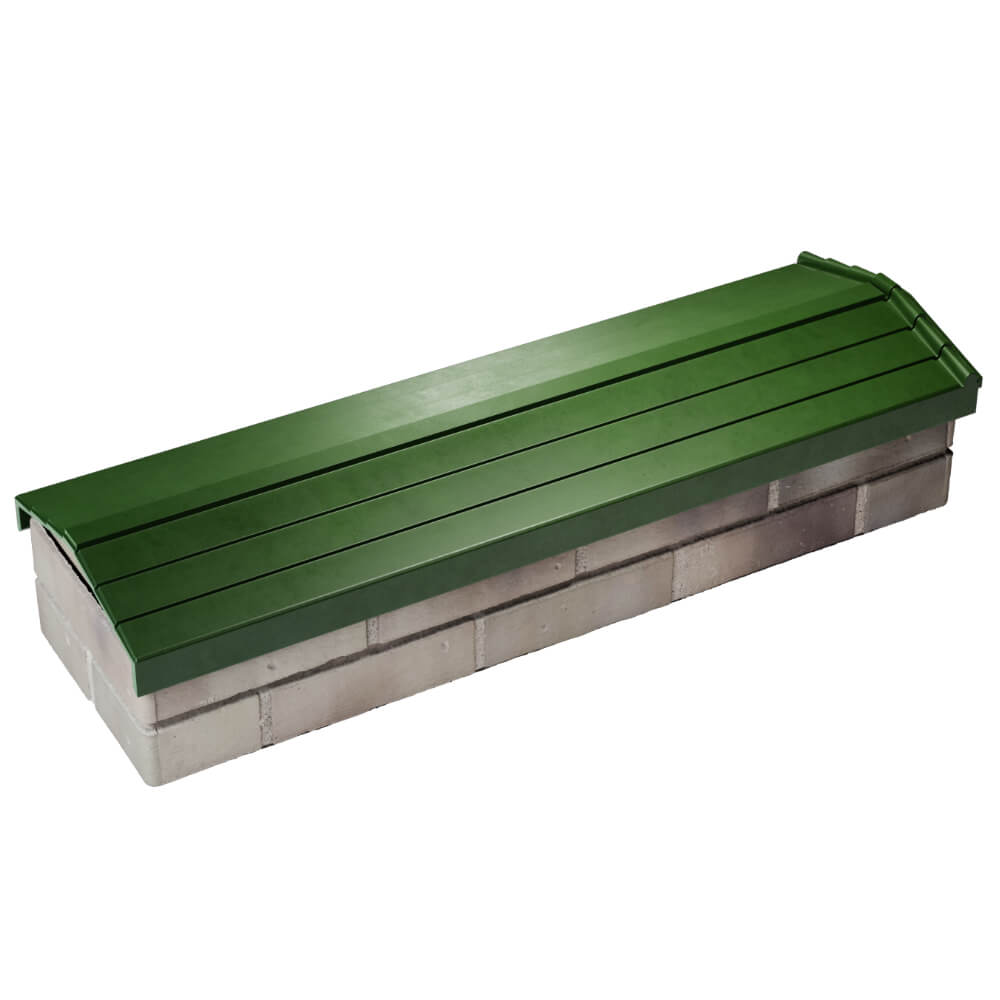 Парапет Zking Бона ХайТек Зеленый посадка на 0.5 кирпича (130мм) в Новокузнецке фото