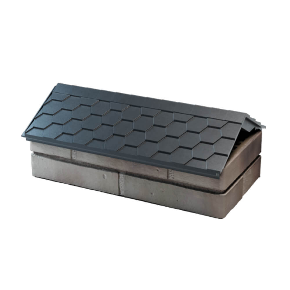 Парапет Zking Эверест Серый с посадкой на 1 кирпич (200/225/255мм) в Новокузнецке фото