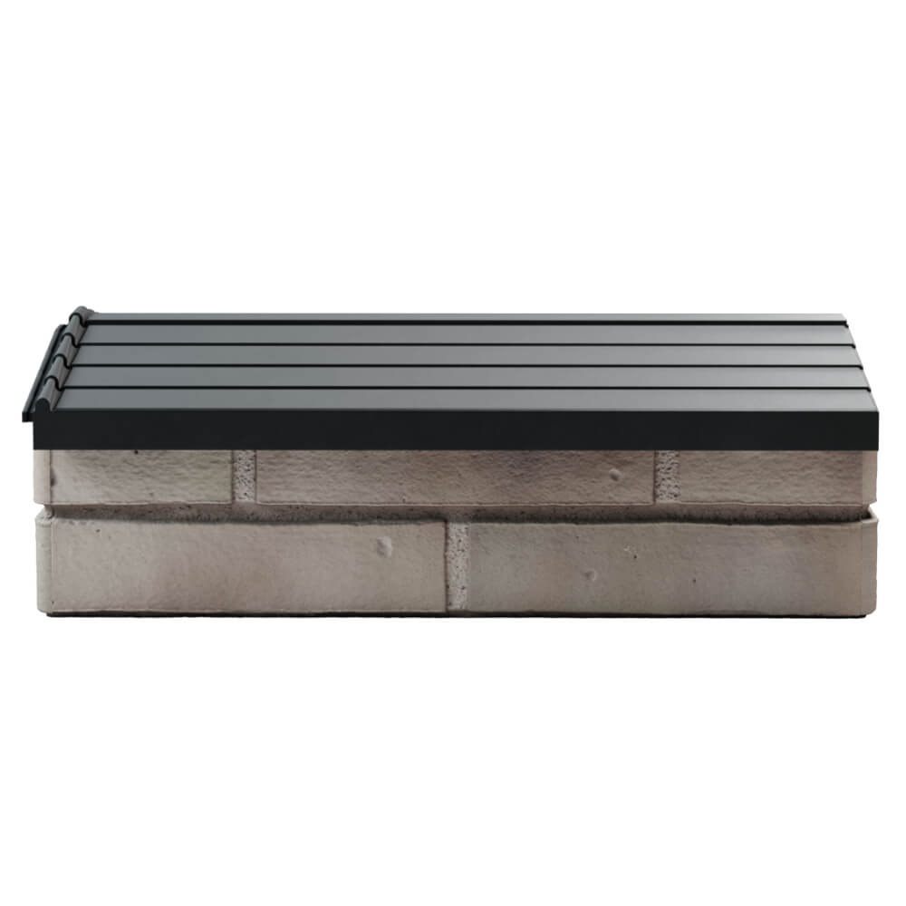 Парапет Zking Бона ХайТек Серый с посадкой на 1 кирпич (200/225/255мм) в Новокузнецке фото