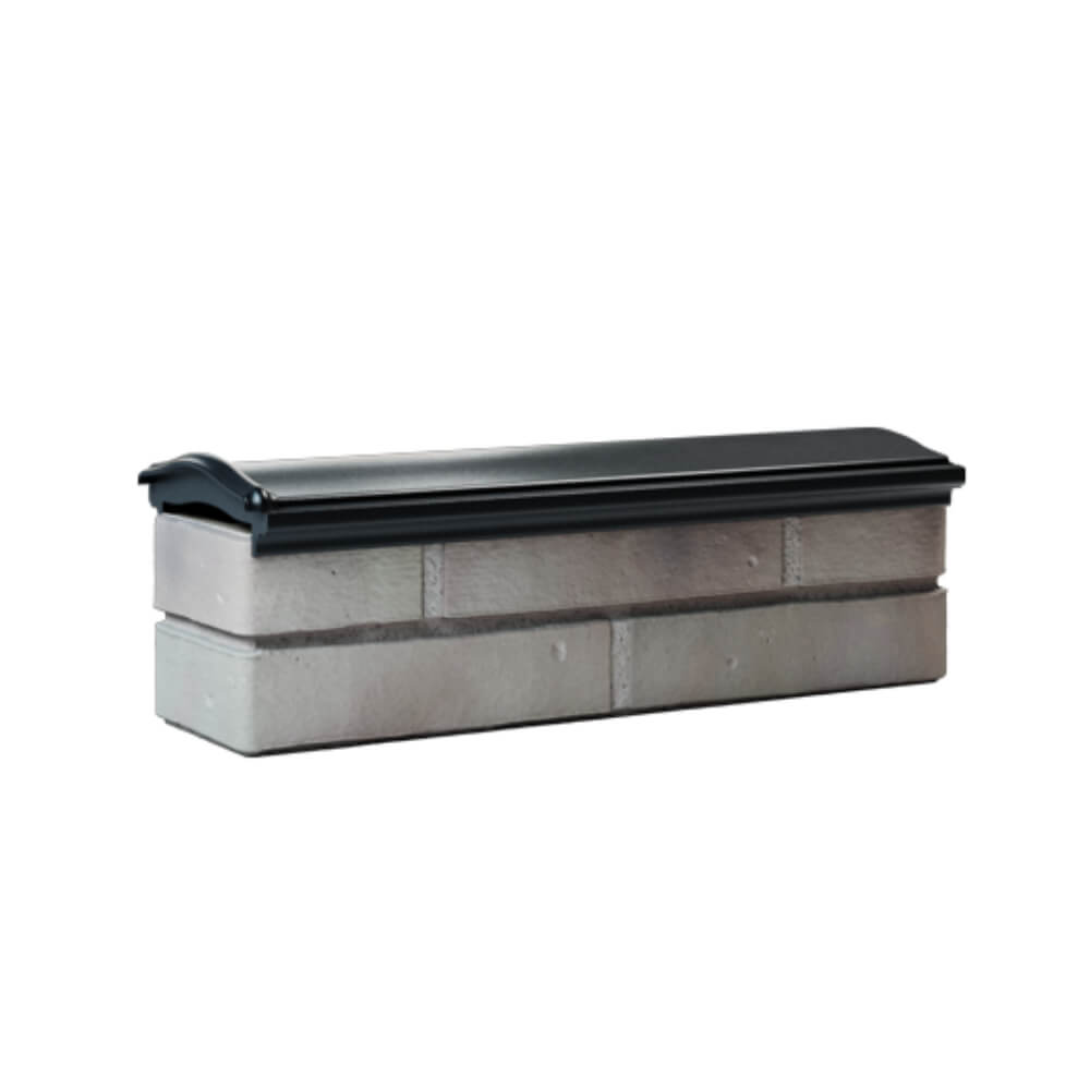 Парапет Zking Монблан Черный посадка на 0.5 кирпича (130мм) Новокузнецк фото