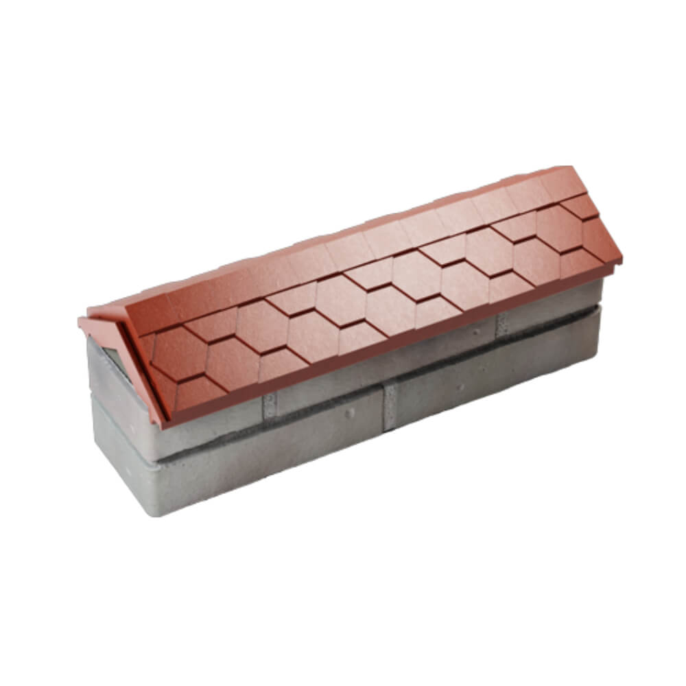 Парапет Zking Эверест Красный с посадкой на 0.5 кирпича (130мм) в Новокузнецке фото