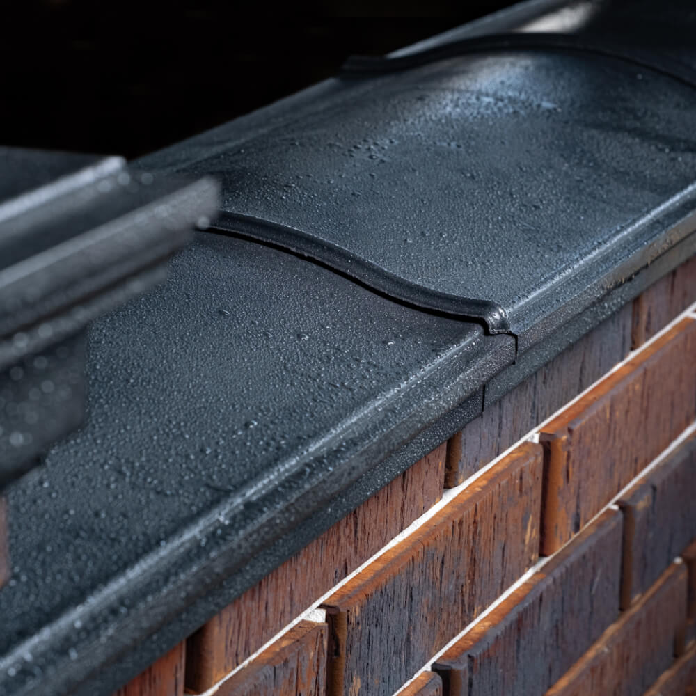 Парапет Zking Монблан Черный посадка на 0.5 кирпича (130мм) в Новокузнецке фото