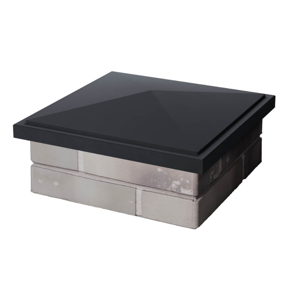 Колпак Zking БонаМоно Серый на столб 1.5х1.5 кирпича (385х385, 400х400мм) в Новокузнецке фото