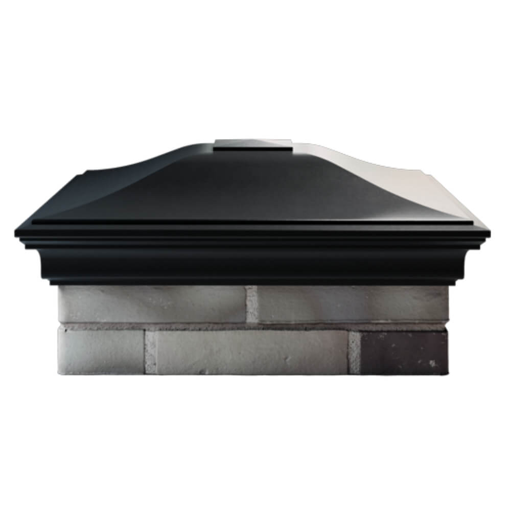 Колпак Zking Монблан Черный на столб 2х2 кирпича (515х515мм) в Новокузнецке фото