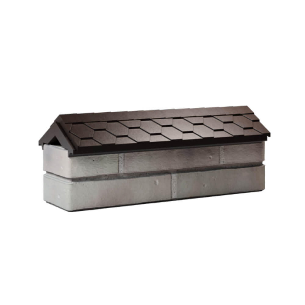 Парапет Zking Эверест Коричневый с посадкой на 0.5 кирпича (130мм) Новокузнецк фото