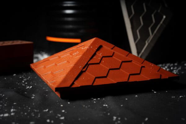 Колпак Zking Эверест Красный на столб 1.5х1.5 кирпича (390х390мм) в Новокузнецке фото